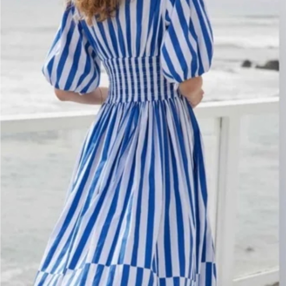 NWOT AYR Striped Maxi Dress Size M - Picture 2 of 6